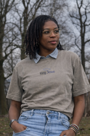 Jesus Is King – Dames Oversized Tee